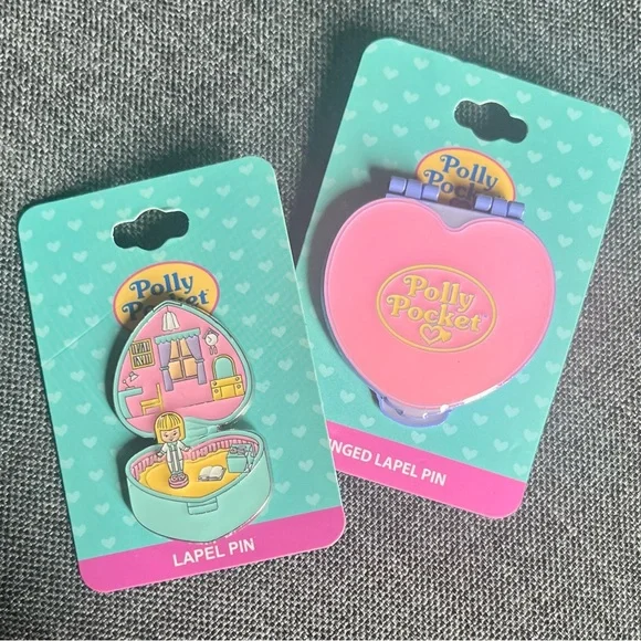 NWT! POLLY POCKET PINS! ADORABLE. SOLD OUT LIKE HOTCAKES IN STORE/ONLINE! 5 ⭐️! - Picture 6 of 10